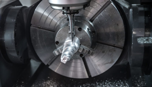 Metalworking CNC milling machine.